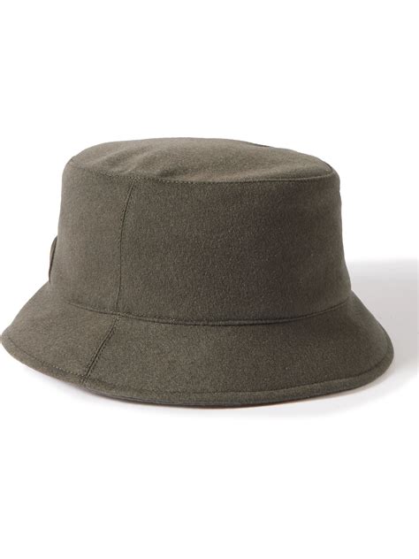 Wool and cashmere bucket hat 